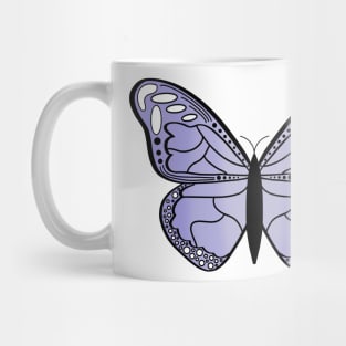 Light Purple Butterfly Mug